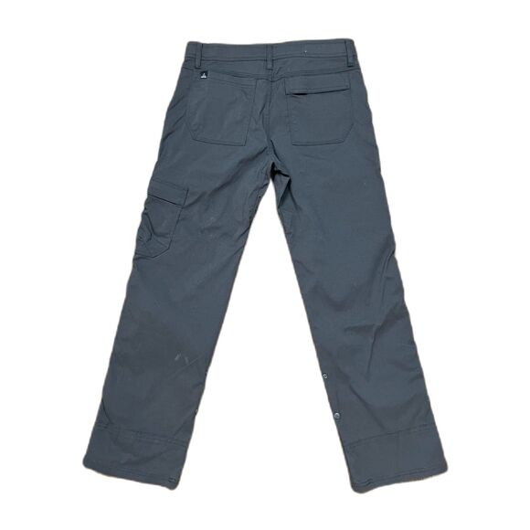 PrAna Gray Zion Straight Fit Roll Up Leg Hiking Pants Trousers   Mens Size 30 - Picture 5 of 8